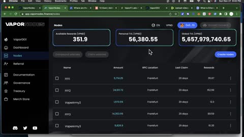 Vapor Nodes VPND Update! - New Rewards Scheme and More