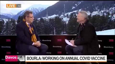 Pfizer CEO Albert Bourla Announces At Davos New mRNA Flu Vaccine Due By June