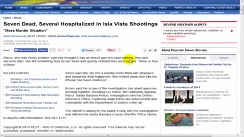 Elliot Roger Santa Barbara (Isla Vista) Shooting Hoax EXPOSED [Final]