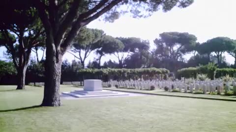 English Cemetery - Landing of Anzio - World War II