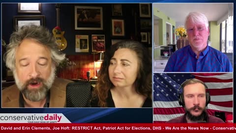 Conservative Daily: The Height of Irony with David and Erin Clements, Joe Hoft