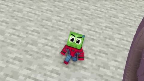 Monster School Top 5 SPIDER MAN VERY SAD STORY 😥 - Minecraft Animation