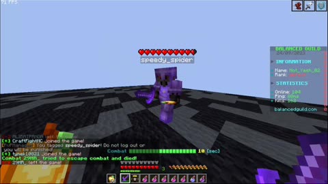 PVP in MINECRAFT