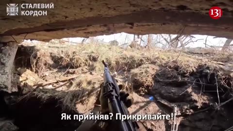 Ukrainian soldiers launched attack and saved their fellow soldiers who were in a basement