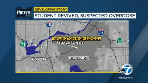 Riverside teen suffered suspected overdose at school after taking fentanyl-laced pill, police say