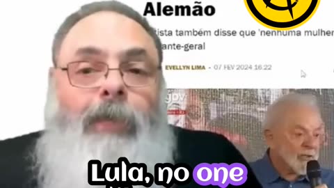 LULA CLAIMS that THERE WAS NO ONE at the EVENT at the ALEMÃO COMPLEX and he still MANAGED to talk...