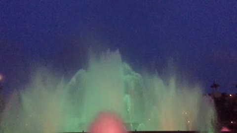 Magic Fountain of Montjuïc Slow-Mo