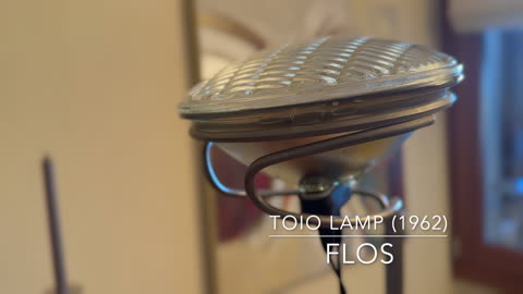 Toio Floor Lamp (1962) by Achille and Pier Giacomo Castiglioni for Flos