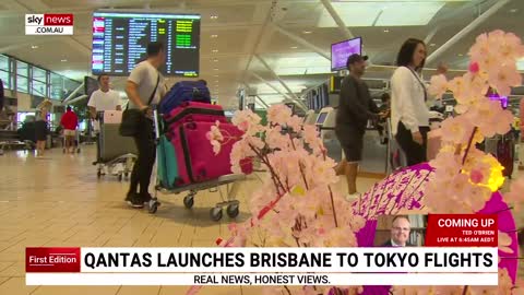 Qantas launches Brisbane to Tokyo flights