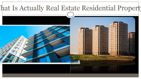 What Is Real Estate Building?