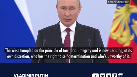 2022-10-01 Putin The West’s so-called rules-based international order