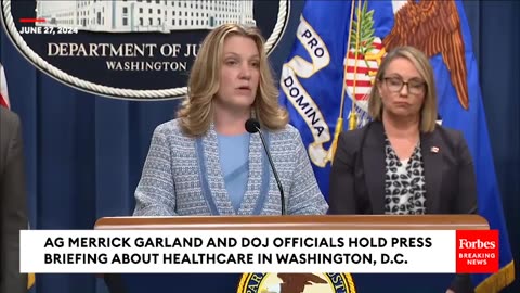 JUST IN- Attorney General Merrick Garland Announces New Arrests In Alleged Healthcare Fraud Scheme