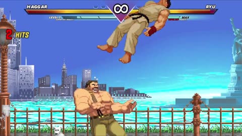 Street Fighter All Stars 1.0 Combos - Haggar