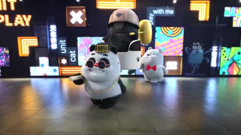 Who you wanna dance with Panda Animation Laugh and Happiness