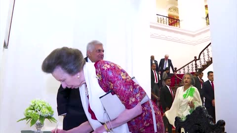 Britain's Princess Anne visits Sri Lanka