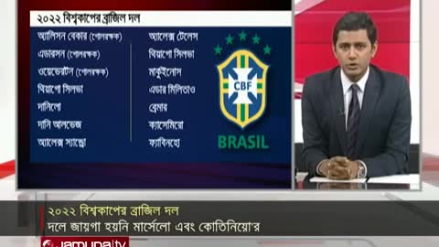 ফিফা বিশ্বকাপ ২০২২ এর জন্য স্কোয়াড ঘোষণা করেছে ব্রাজিল | Brazil World Cup Team