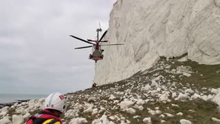 Injured Climber Rescued via Helicopter