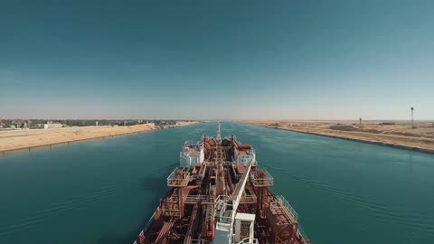 SUEZ CANAL TRANSIT VIDEO TIMELAPSE!