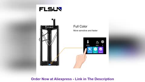 ❄️ 3D Printer Flsun QQ S PRO Delta Kossel Auto-Level Upgraded Resume Pre-Assembly TFT 32bits Board