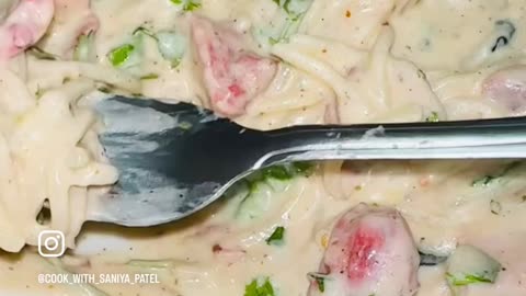 White sauce pasta...