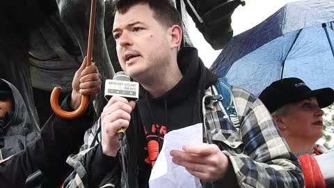 WORLDWIDE FREEDOM RALLY #7 Ottawa Trucker Dave From The Shed 💪 Queens Park North, Toronto Ont. 🙏