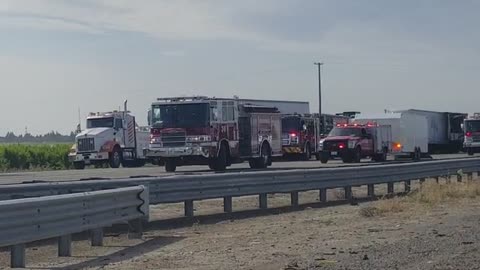 Tragic Big Rig Accident Closes All Lanes