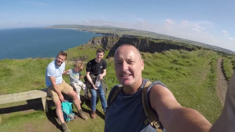 Mark Clark Portrush with family & friends in Ireland, Spain and Binevenagh 2024...