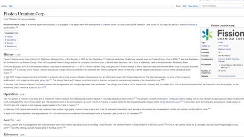 Fission Uranium Stock Analysis! $FCU $FCUUF