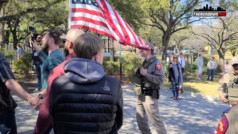 Owen Shroyer Faces Off with Pro Sex Change for Children Rally Participants