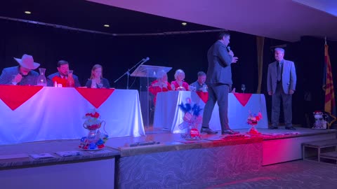 Sonny Borrelli, Leo Biasiucci, and John Gillette at Lake Havasu Lincoln Day Dinner