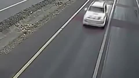 Big Car Accident Caught On CCTV Footage