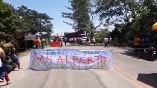 bloqueo en San Alberto 26M