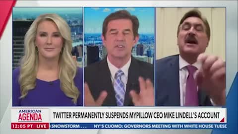 Mike Lindell Makes Newsmax Anchor Walk Off the Set