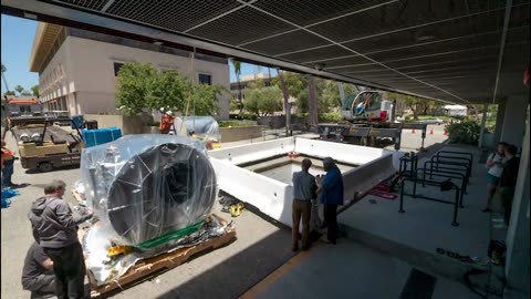 How Engineers Installed a NASA Space Telescope Test Chamber