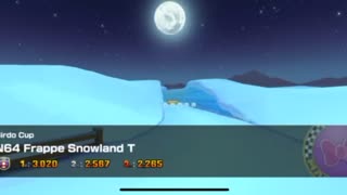 Mario Kart Tour - Light Blue Birdo Gameplay (Snow Tour Tier Shop Reward)