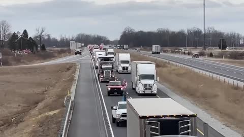 The People’s Convoy Grows Immensely in Indianapolis, Indiana—Now en Route to Cambridge, Ohio