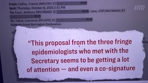 Fauci emails show that he shutdown open debate on lockdowns, masks, and therapies