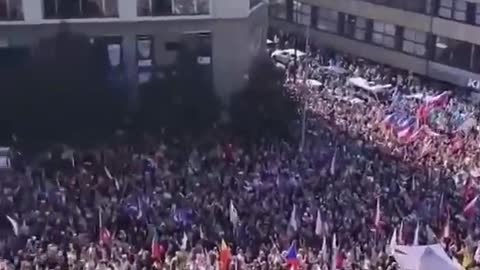 100,000 Czechs protest their government’s Build Back Better policies