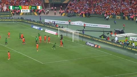 Nigeria v Ivory Coast in the final of the Africa Cup of Nations