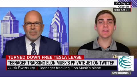 Teen tracking Elon Musk's jet explains why he's doing it