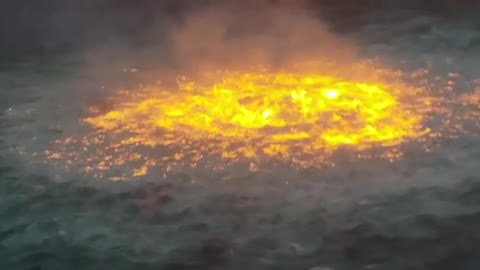 Fire in the sea!