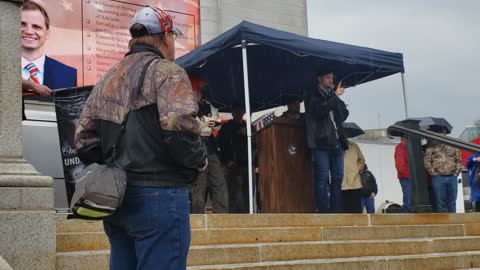 Adam Steen Speaks Madison Rally Video 2 April 30th Decertification of Wisconsin