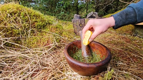 STEAK SANDWICH with FIRE-BAKED CHEESE Recipe Prepared from Scratch in Nature