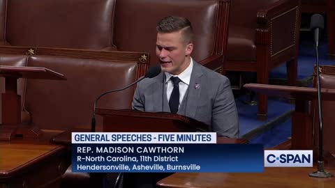 NC-Rep. Madison Cawthorn discusses gender.