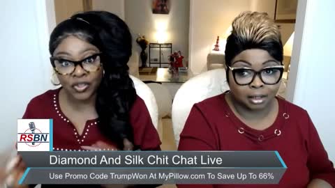 Diamond & Silk Chit Chat About the Apple Pregnant Man Emoji 2/3/22