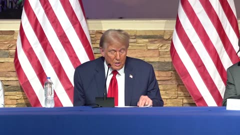 Former President Donald Trump speaks at 180 church in Detroit