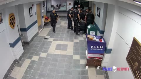 Wild Video Shows Woman Opening Fire Inside Bristol Police Station