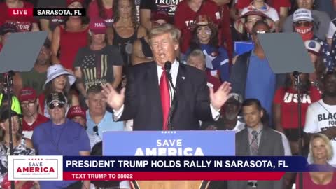 President Trump rally in Sarasota, FL. July 3rd.