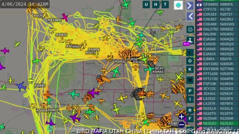 ChinaPac Warfare over Arizona - N53339 N443PA N912PA N433PA N35325 N663WT N746PA