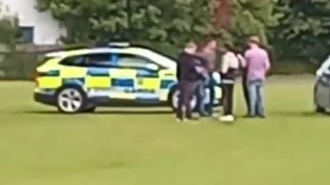 🚨 Dublin 🚨 Migrants arrested while sitting across from a playground with a knife!